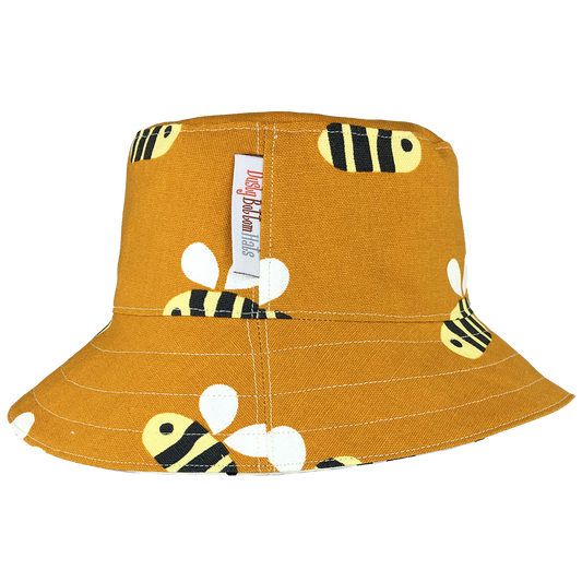 Bumble Bee  https://dustybottomhats.myshopify.com/products/a  Our Hats are made from locally sourced materials. Handmade to give quality assurance and perfect fit for all sizes. Using All Cotton for easy care and long lasting protection against the harsh suns during outside activity