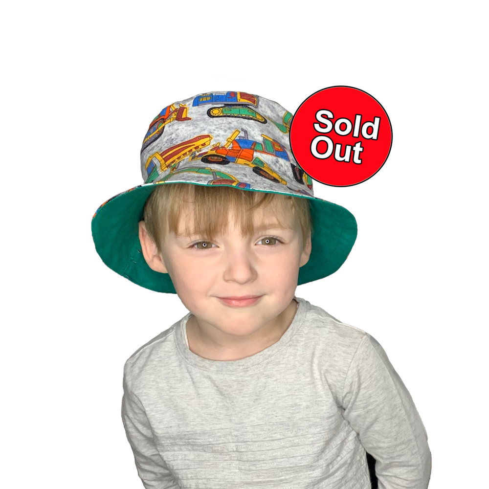 Boys Big Toys  https://dustybottomhats.myshopify.com/products/boys-big-toys  Our Hats are made from locally sourced materials. Handmade to give quality assurance and perfect fit for all sizes. Using All Cotton for easy care and long lasting protection against the harsh suns during outside activity. How to Measure