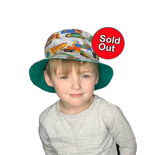 Boys Big Toys  https://dustybottomhats.myshopify.com/products/boys-big-toys  Our Hats are made from locally sourced materials. Handmade to give quality assurance and perfect fit for all sizes. Using All Cotton for easy care and long lasting protection against the harsh suns during outside activity. How to Measure