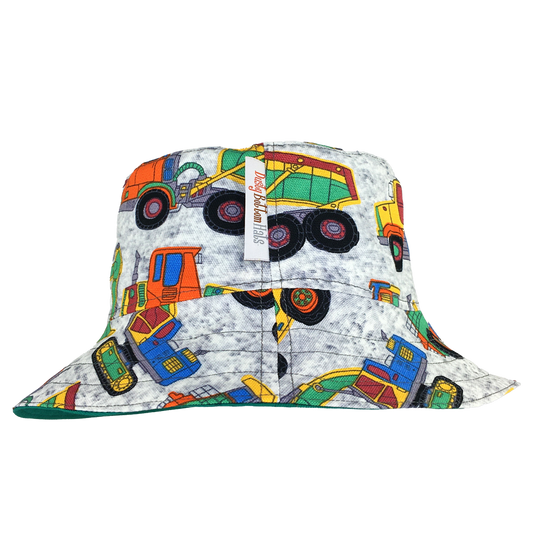 Boys Big Toys  https://dustybottomhats.myshopify.com/products/boys-big-toys  Our Hats are made from locally sourced materials. Handmade to give quality assurance and perfect fit for all sizes. Using All Cotton for easy care and long lasting protection against the harsh suns during outside activity.