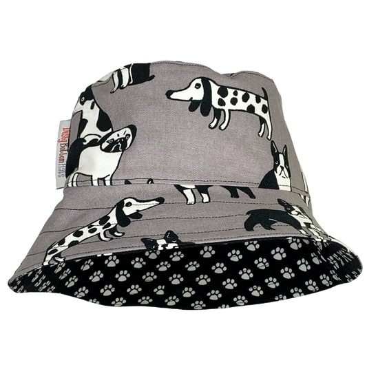 Dusty Bottom Hats "Pug"Pug  https://dustybottomhats.myshopify.com/products/pug  Our Hats are made from locally sourced materials. Handmade to give quality assurance and perfect fit for all sizes. Using All Cotton for easy care and long lasting protection against the harsh suns during outside activity. 